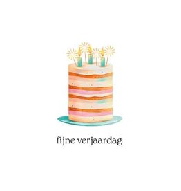 Fijne Verjaardag - Wenskaart Cosi
