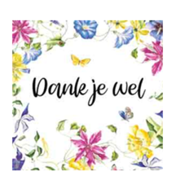 CadeauKaartje Dank je Wel -  Janneke Brinkman