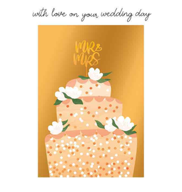 With Love on Your Wedding Day - Wenskaart Bliss