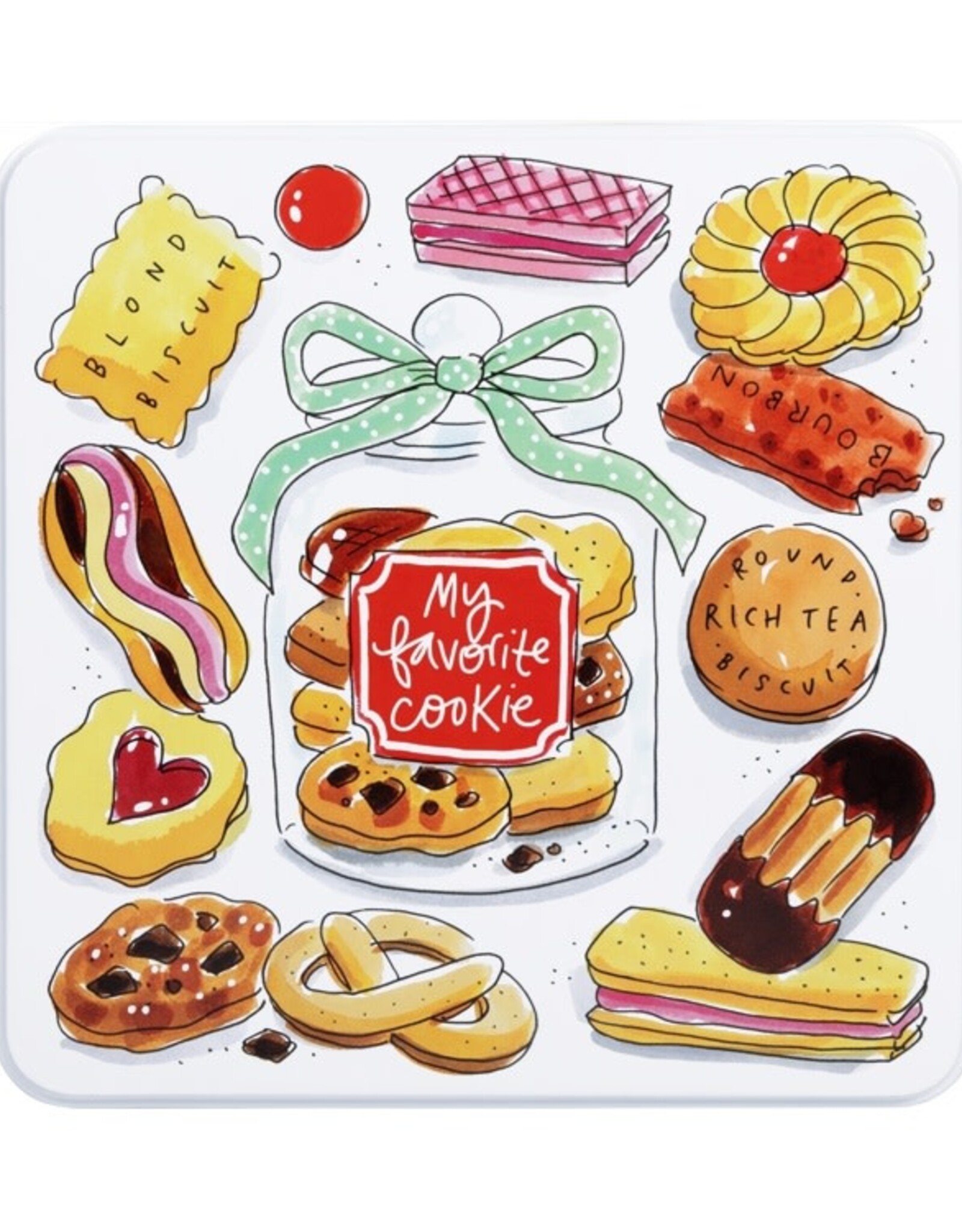 Blond Amsterdam Blik Vierkant My Favorite Cookie - Blond Amsterdam