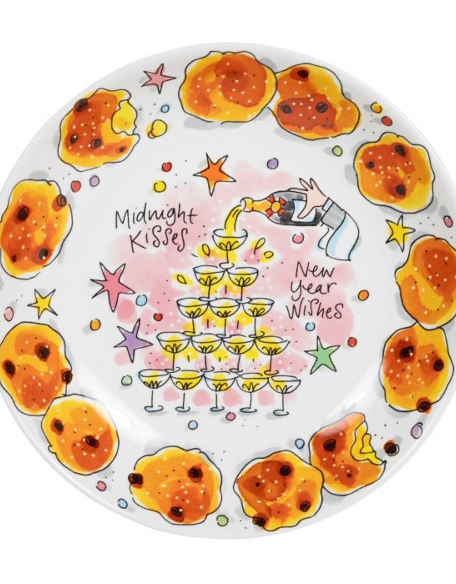 Blond Amsterdam Nieuwjaarschaal 23cm - Blond Amsterdam