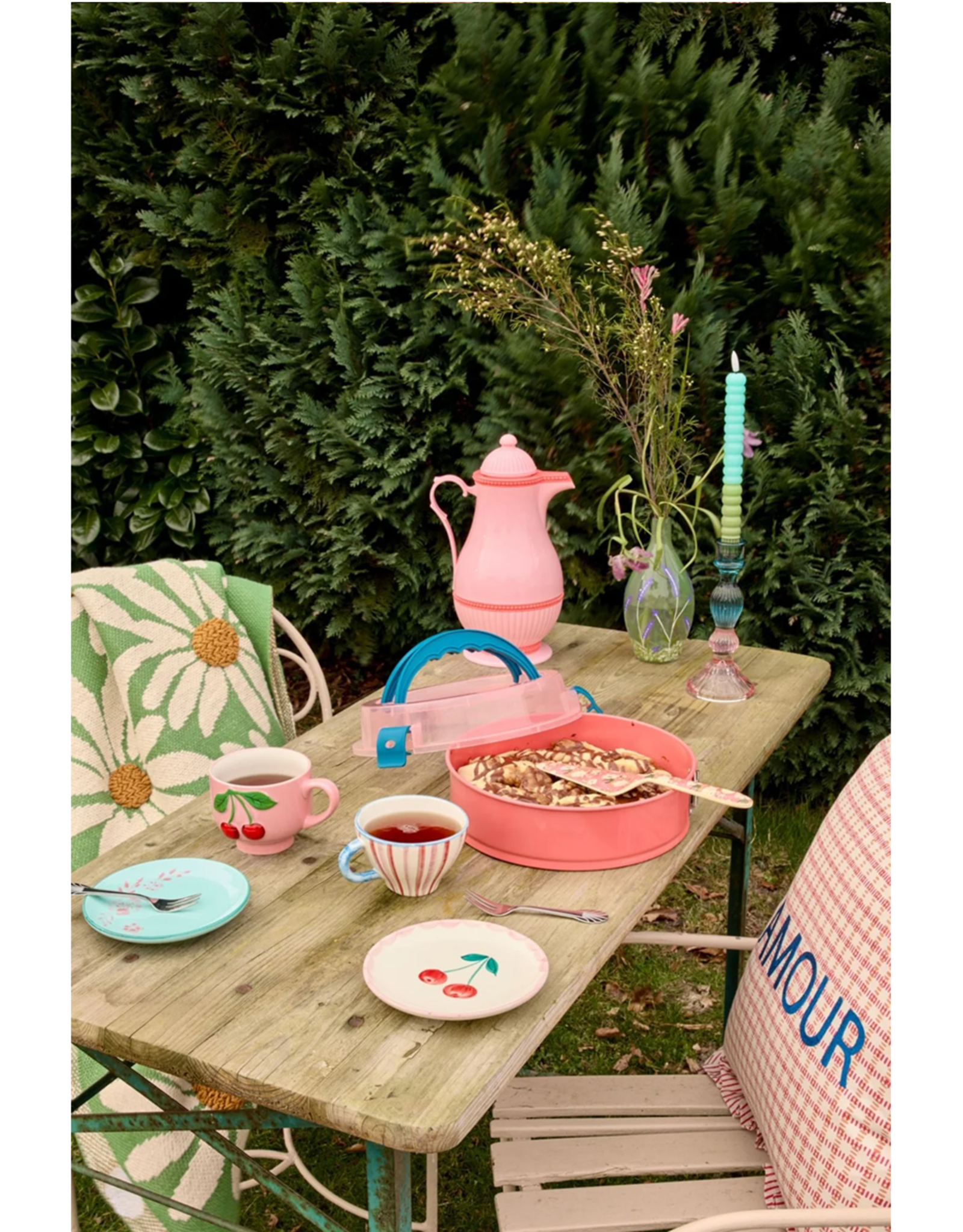 Rice Thermoskan Vintage Roze - Rice