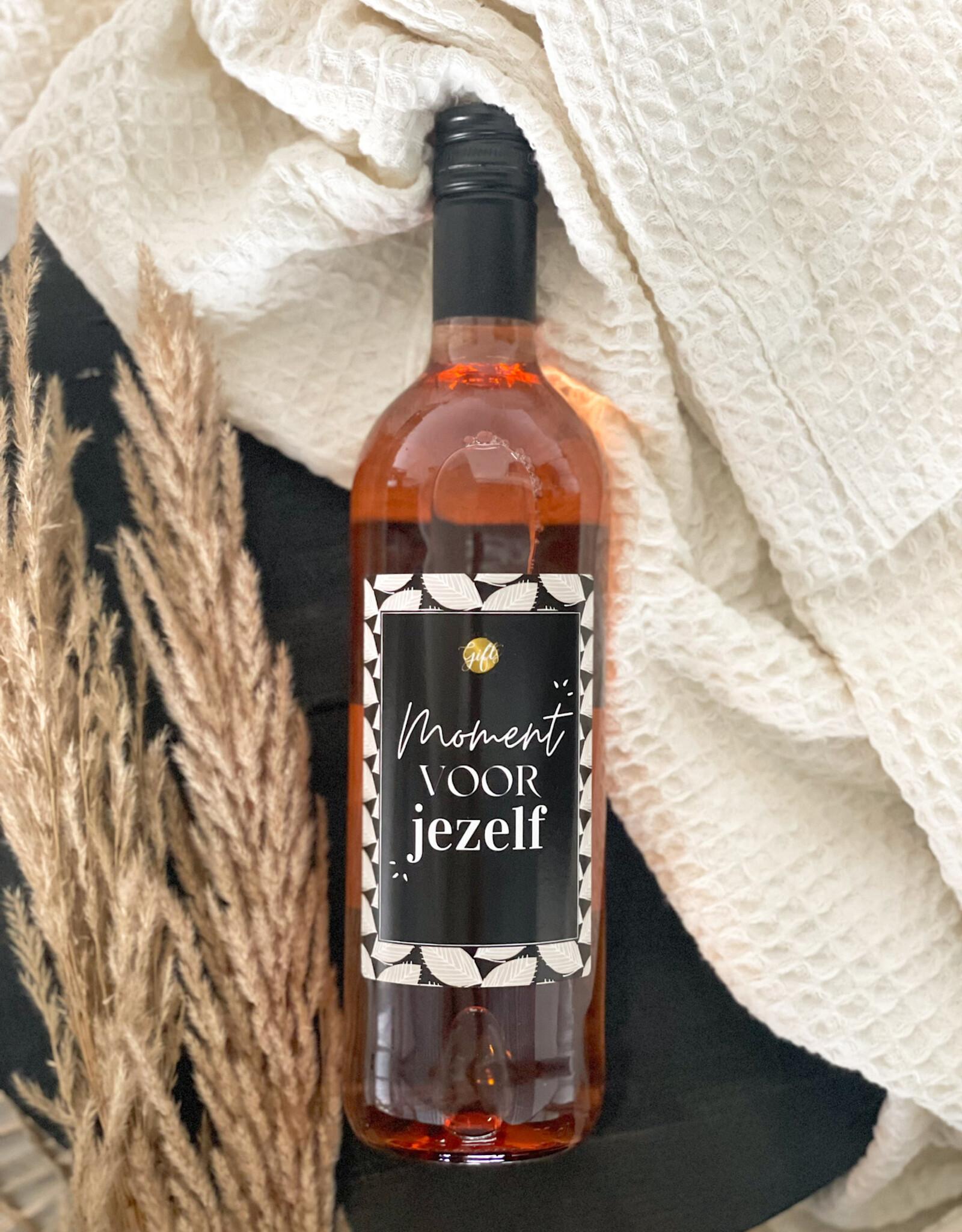 The Big Gifts Wijnfles Rosé "Moment voor Jezelf" - The Big Gifts