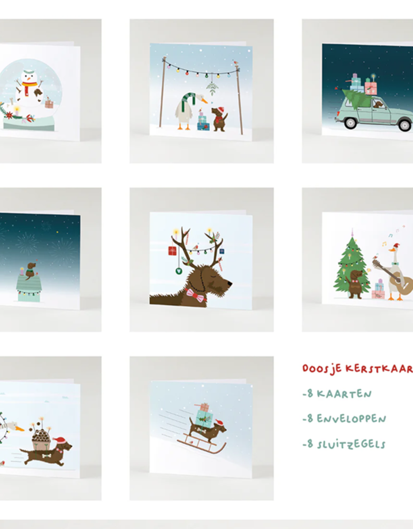 Kerstdoosje Frits - 8 stuks