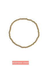 Go Dutch Label Armband (B4202-2) 3mm 14K goud - Day & Eve by Go Dutch Label.