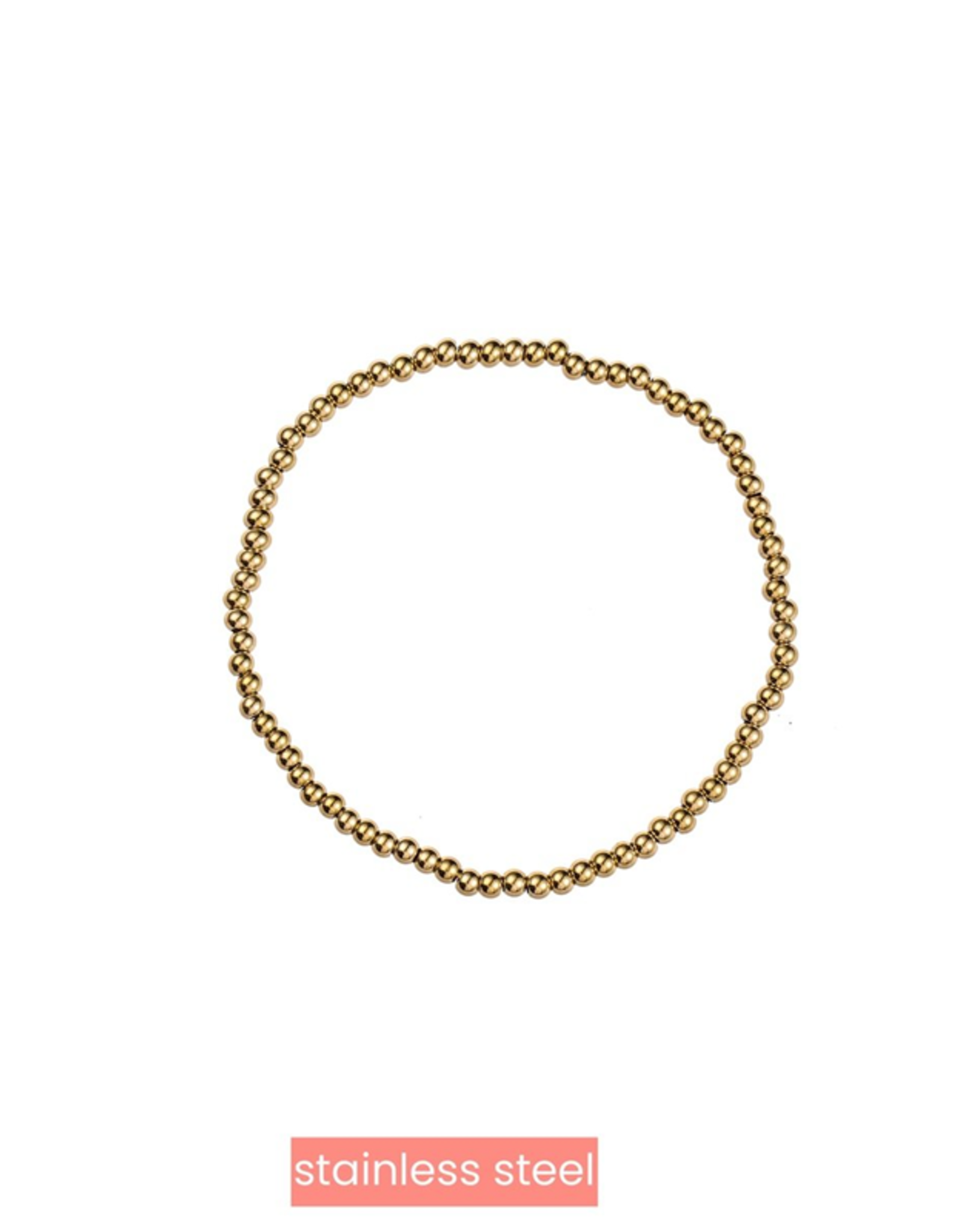 Go Dutch Label Armband (B4202-2) 3mm 14K goud - Day & Eve by Go Dutch Label.
