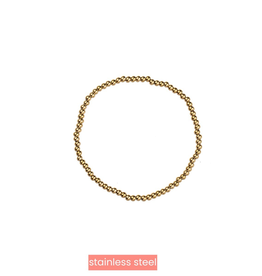 Go Dutch Label Armband (B4202-2) 3mm 14K goud - Day & Eve by Go Dutch Label.