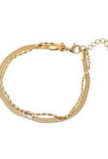 Day & Eve by Go Dutch Label Armband (B56065-2) 14K Goud - Day & Eve by Go Dutch Label.