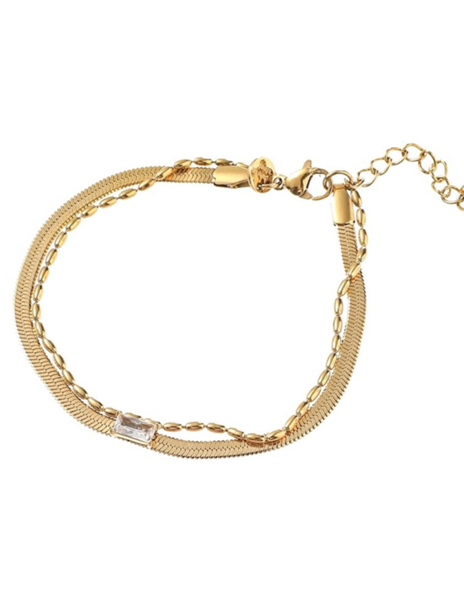 Day & Eve by Go Dutch Label Armband (B56065-2) 14K Goud - Day & Eve by Go Dutch Label.