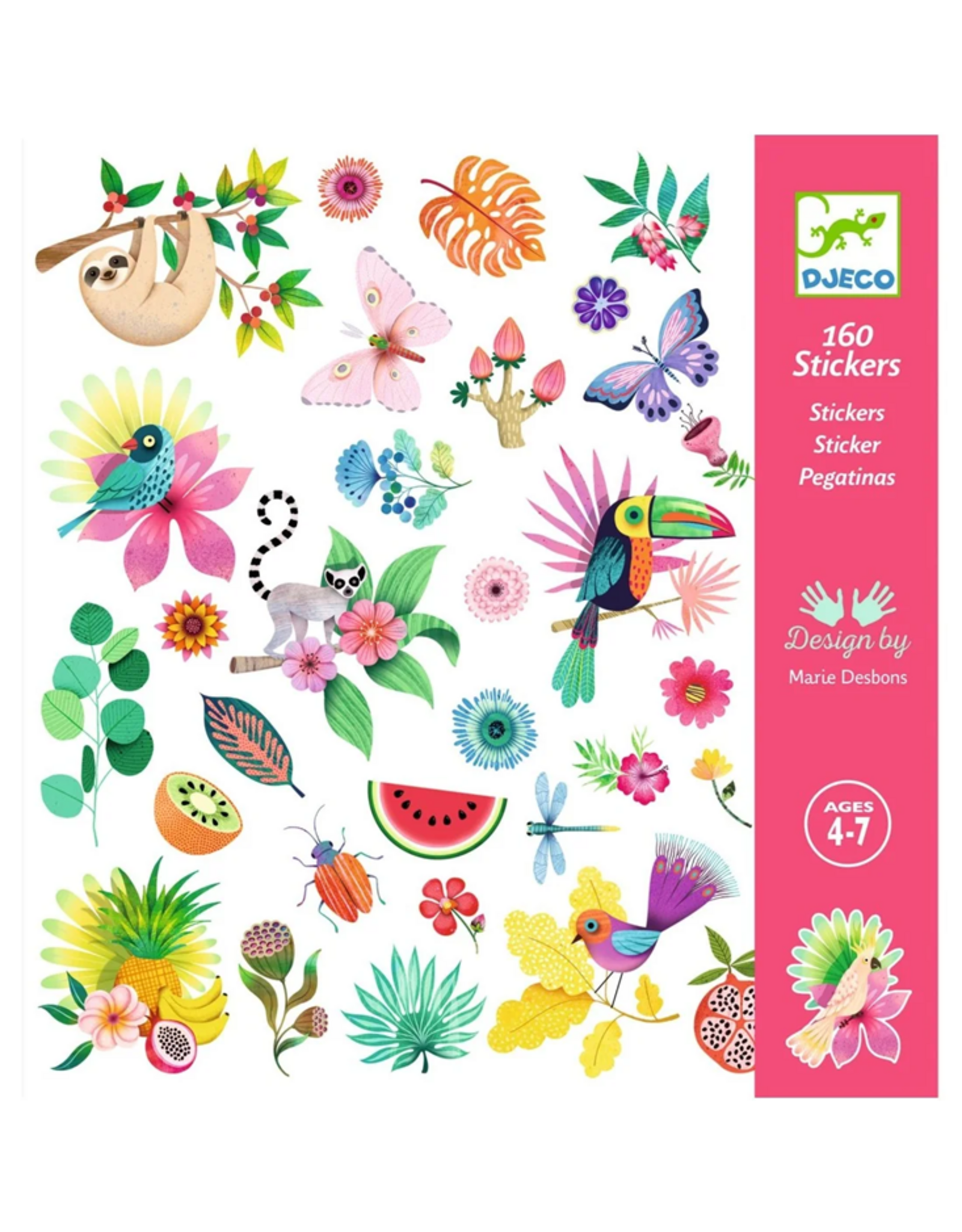 Djeco 160  Stickers Paradijs - Djeco