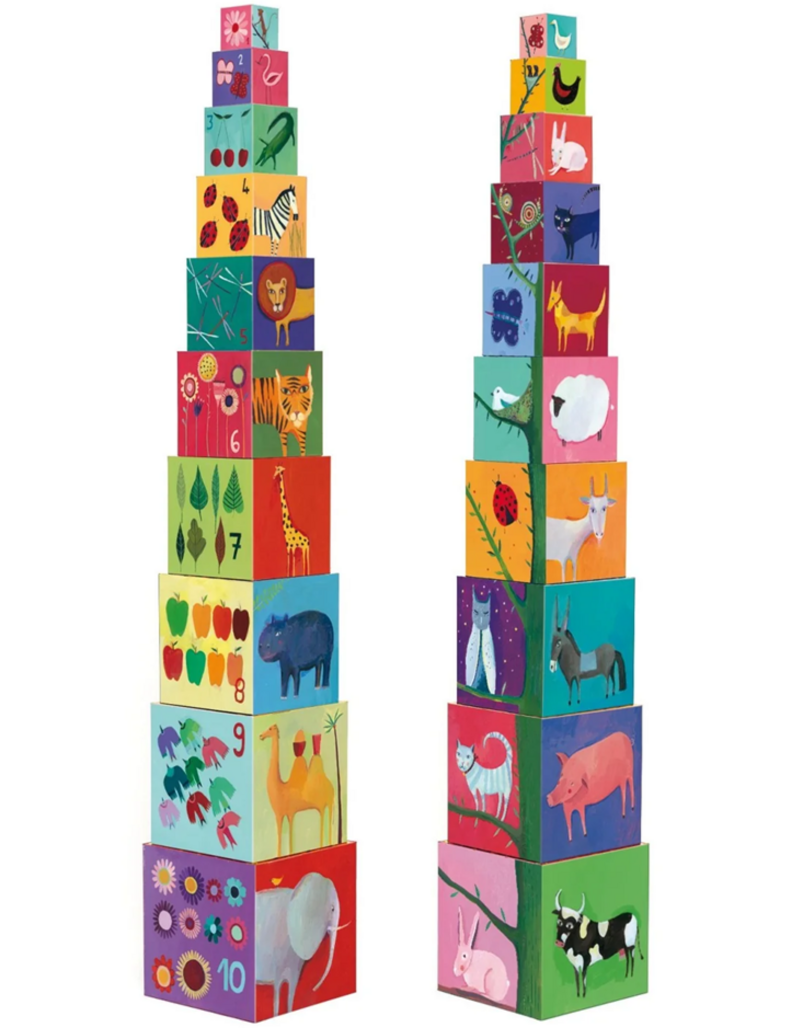 Djeco Stapelblokken "Natuur" +12mnd - Djeco