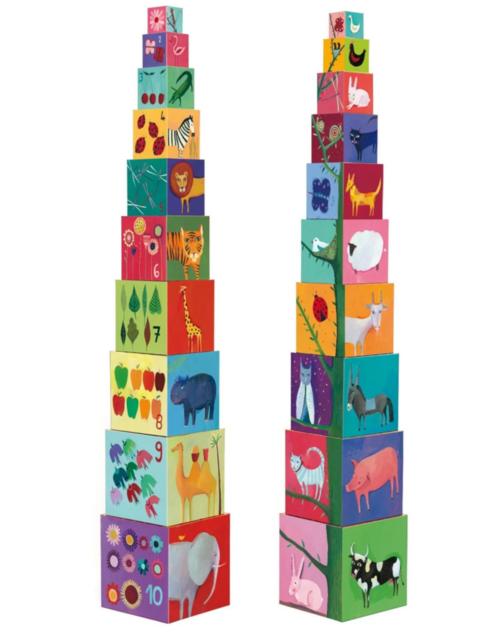 Djeco Stapelblokken "Natuur" +12mnd - Djeco