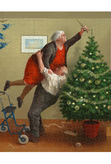 Puzzel "Kerstengeltjes" Marius van Dokkum 48,5x54cm / 1000pcs
