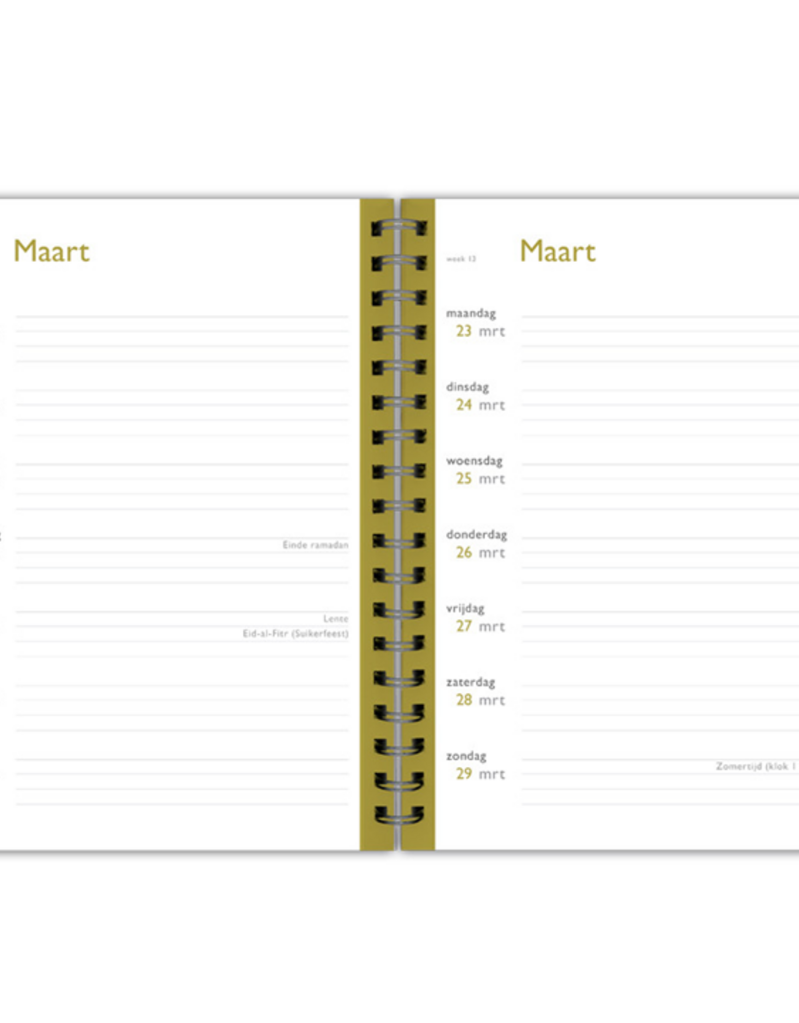 Bureau Agenda 2026 Ringband - Marius van Dokkum