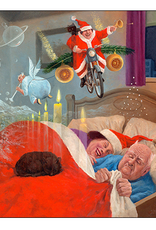 Kerstkaarten 5 stuks "Kerstdroom" - Marius van Dokkum