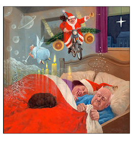 Kerstkaarten 5 stuks "Kerstdroom" - Marius van Dokkum