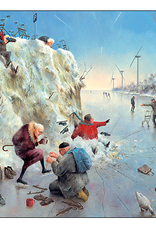 Kerstkaarten 5 stuks "IJspret" - Marius van Dokkum
