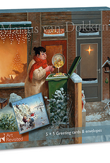 Kerstkaarten Kerstkliekjes / Ijspret 2x5stuks - Marius van Dokkum