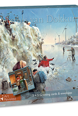 Kerstkaarten Kerstkliekjes / Ijspret 2x5stuks - Marius van Dokkum