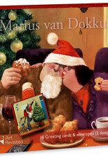 Kerstkaarten Kerstengeltjes / Kerstknuffel 2x5stuks - Marius van Dokkum