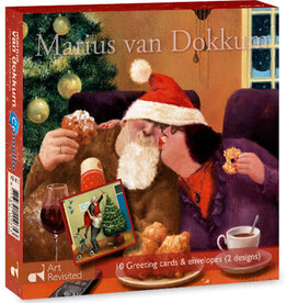 Kerstkaarten Kerstengeltjes / Kerstknuffel 2x5stuks - Marius van Dokkum