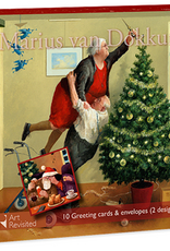 Kerstkaarten Kerstengeltjes / Kerstknuffel 2x5stuks - Marius van Dokkum