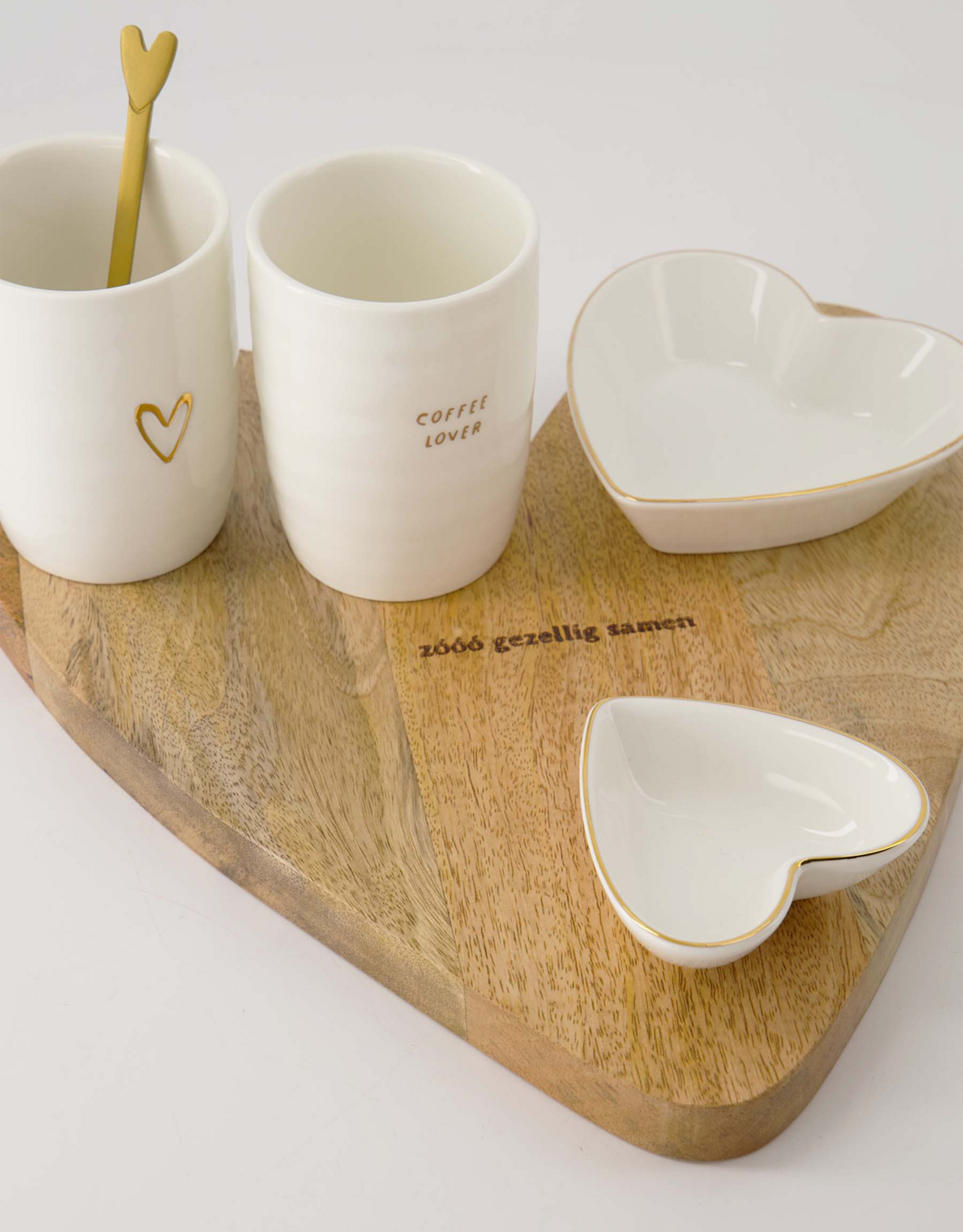 Zusss Serveerplank Hout hartje - Zusss