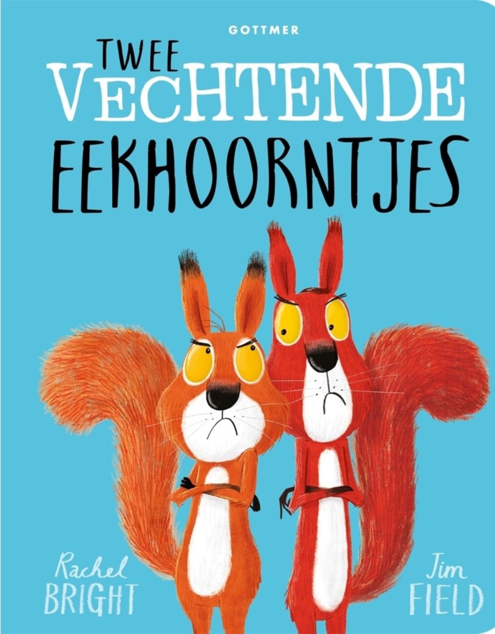 Twee Vechtende Eekhoorntjes (kartonboek)