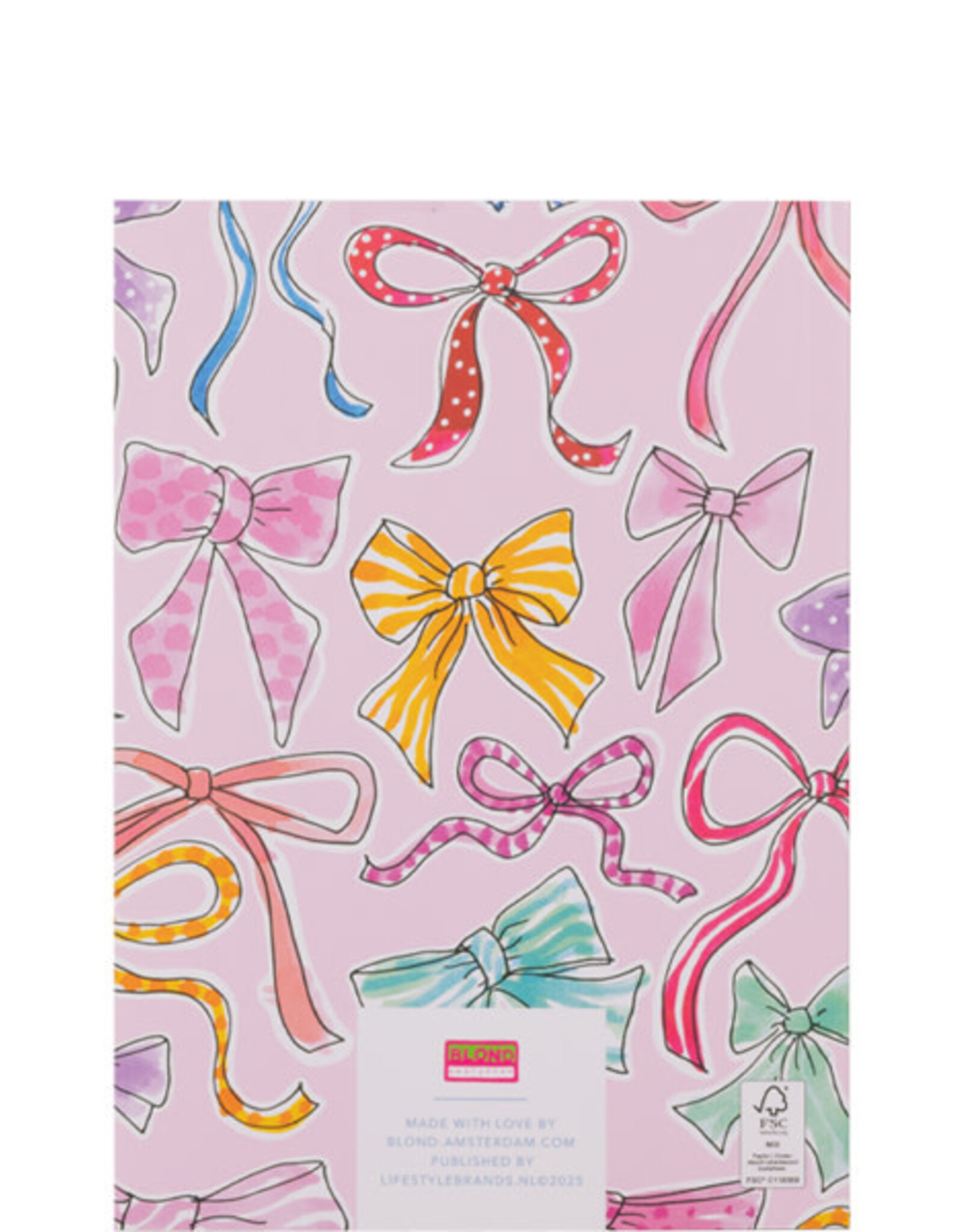 Blond Amsterdam Notitieboek A5 Strikjes - Blond Amsterdam