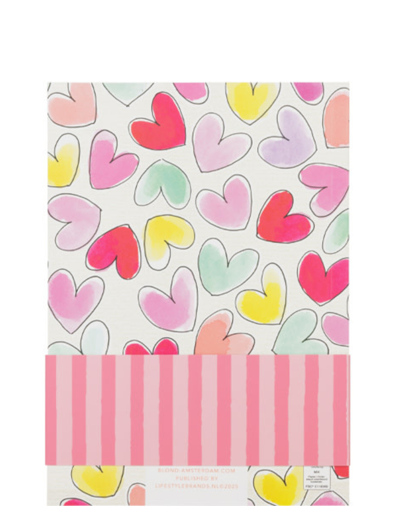 Blond Amsterdam Notitieboek A5 Hartjes - Blond Amsterdam