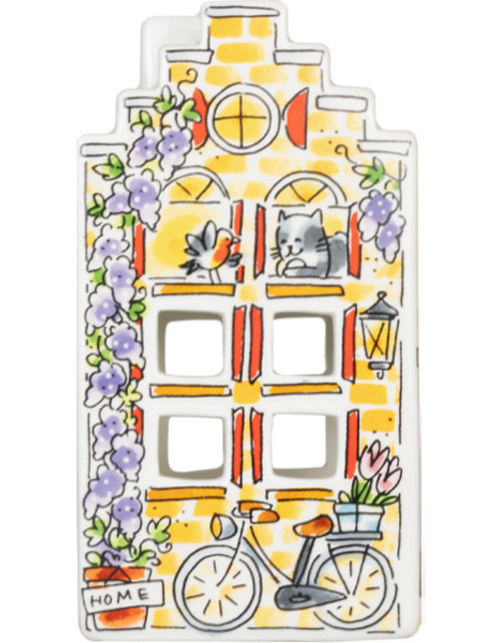 Blond Amsterdam Lichthuisje met Trapgevel - Blond Amsterdam