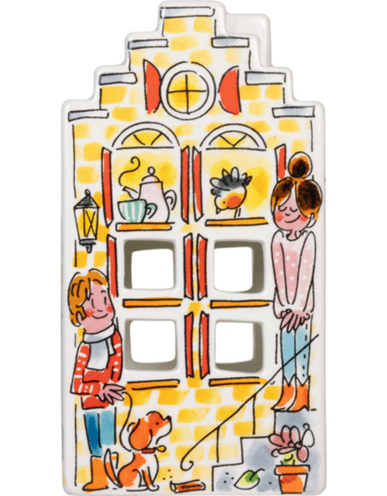 Blond Amsterdam Lichthuisje met Trapgevel - Blond Amsterdam