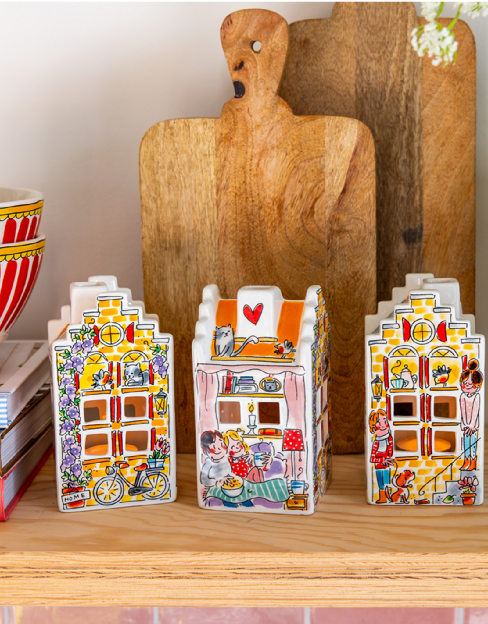 Blond Amsterdam Lichthuisje met Trapgevel - Blond Amsterdam