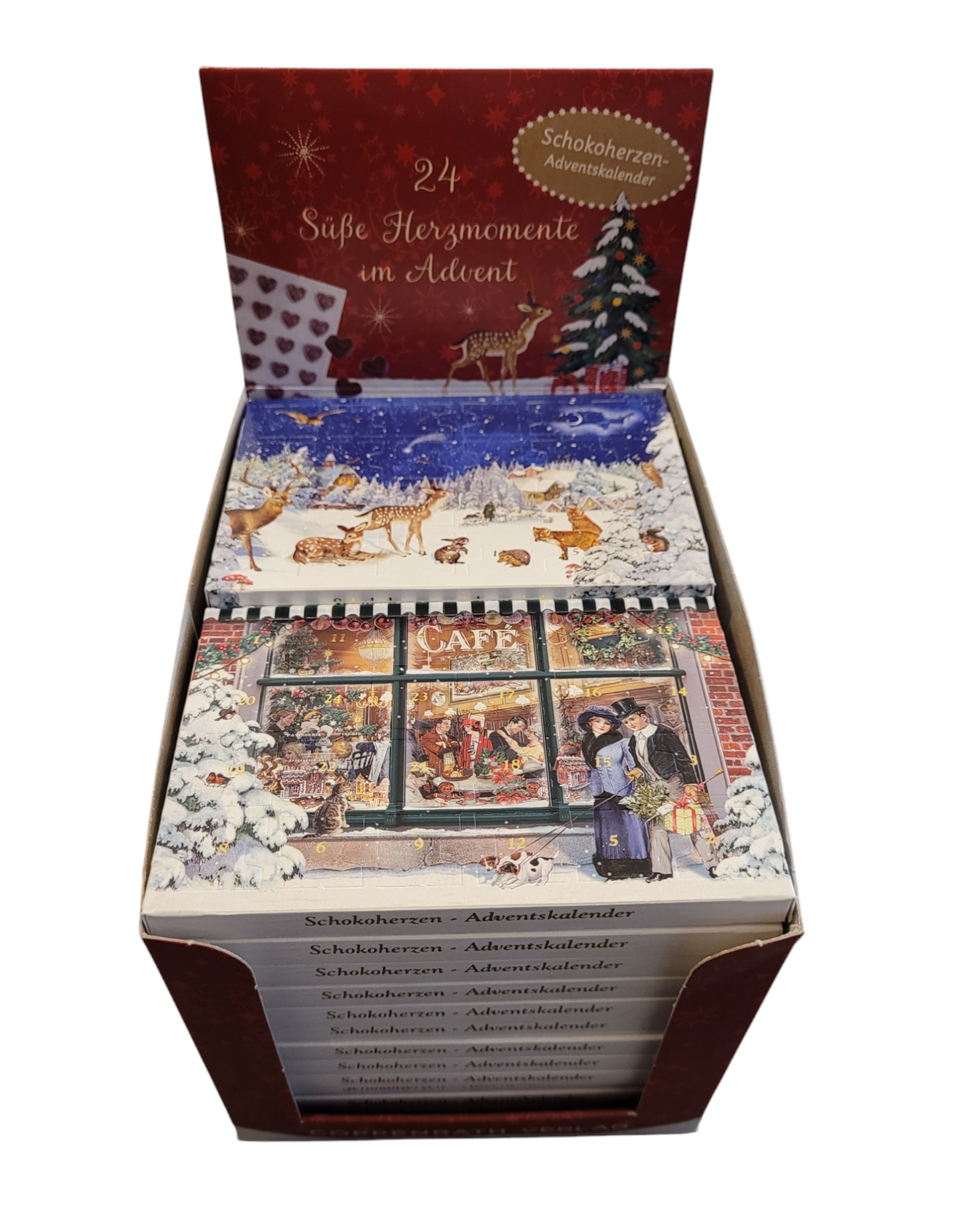 Chocolade Adventskalender klein "Café"