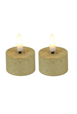 Theelicht rustiek Ø4CM LED goud - Countryfield