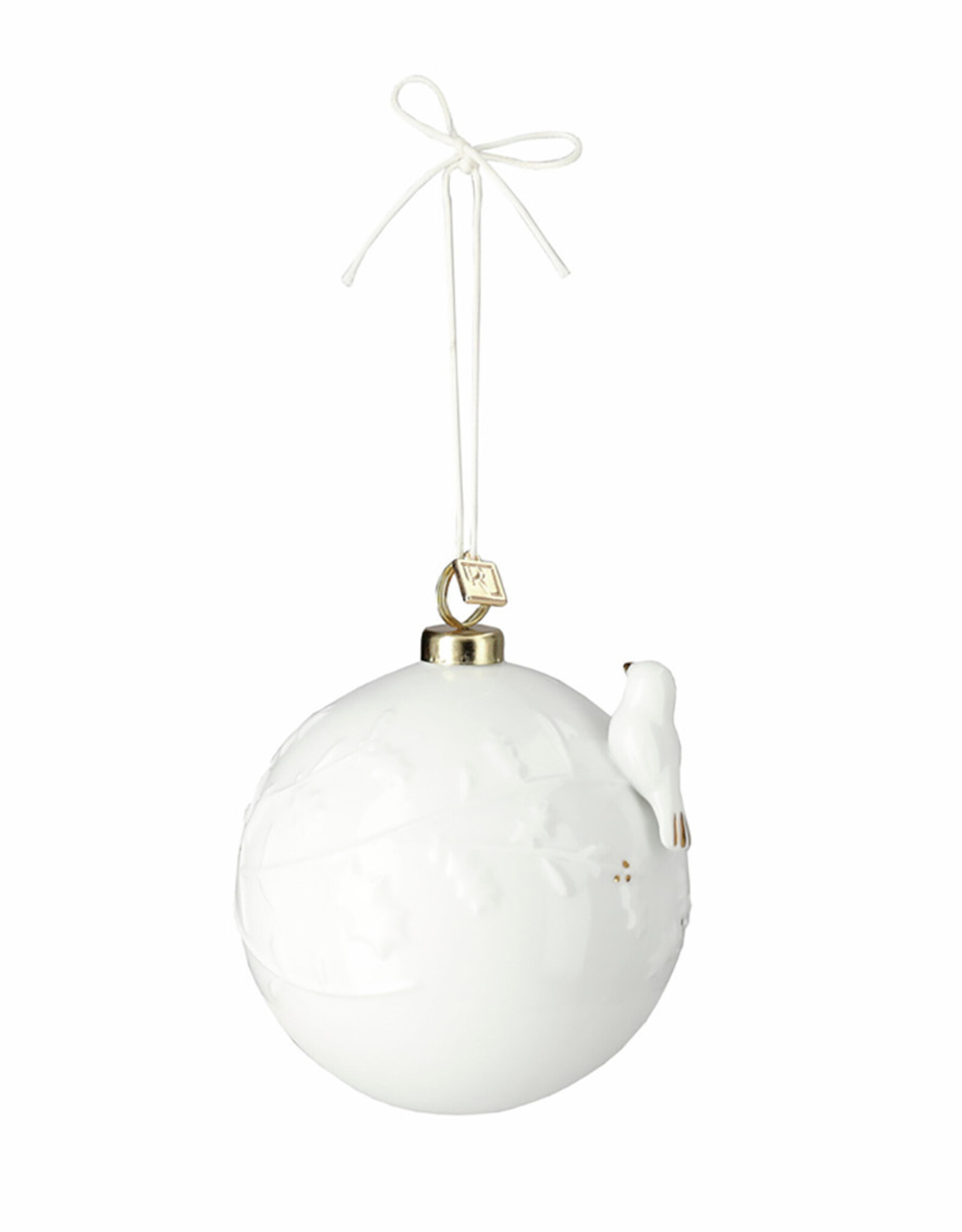 Räder Kerstbal Porselein "Vogel" 8cm - Räder