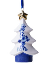 Heinen Delfts Blauw Kerstornament Kerstboom - Heinen Delfts Blauw