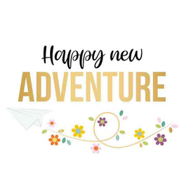 Happy New Adventure - Wenskaart Daisy