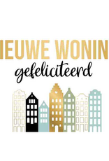 Nieuwe Woning Gefeliciteerd - Wenskaart Daisy