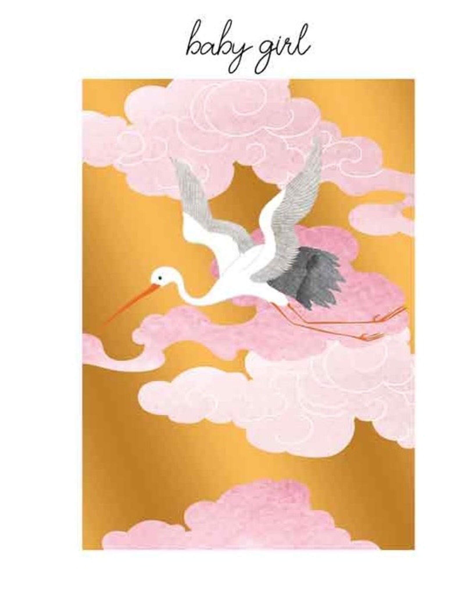 Baby Girl - Wenskaart Bliss