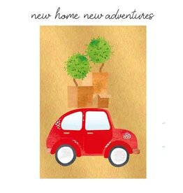 New Home New Adventures - Wenskaart Bliss