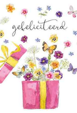 Gefeliciteerd - Wenskaart Janneke Brinkman
