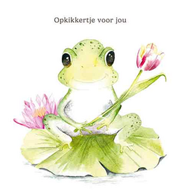 Opkikkertje voor Jou - Wenskaart Mooz