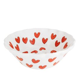 Blond Amsterdam Schaal 23cm Rode Hartjes "Love" - Blond Amsterdam