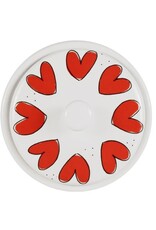 Blond Amsterdam Voorraadpot 12,5x17cm Rode Hartjes "Love" - Blond Amsterdam