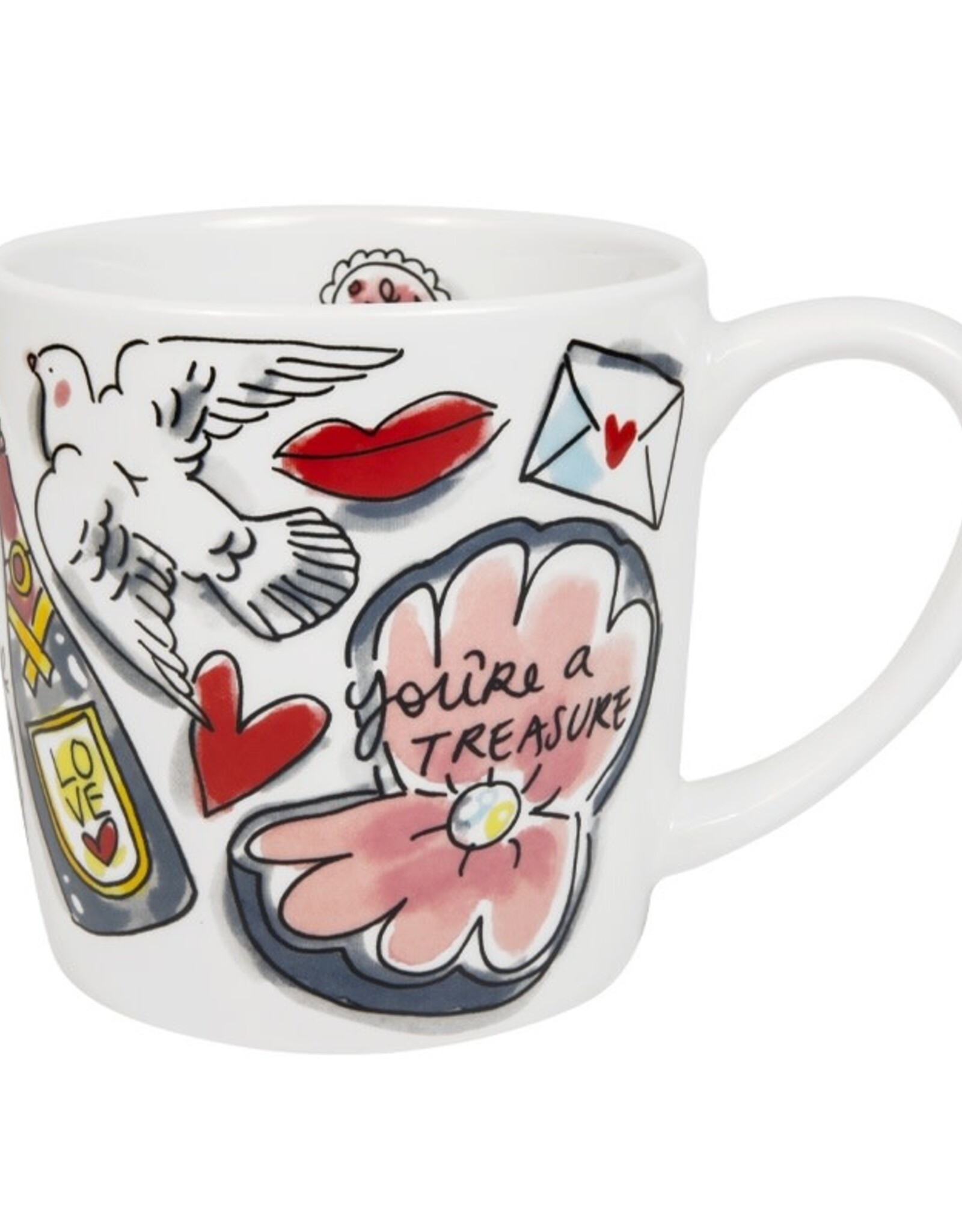 Blond Amsterdam Cappuccino Beker 0,5L Amour "Love" -  Blond Amsterdam