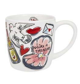 Blond Amsterdam Cappuccino Beker 0,5L Amour "Love" -  Blond Amsterdam