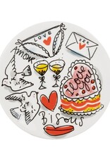 Blond Amsterdam Petit Four Bordje 12cm Bisous "Love" -  Blond Amsterdam