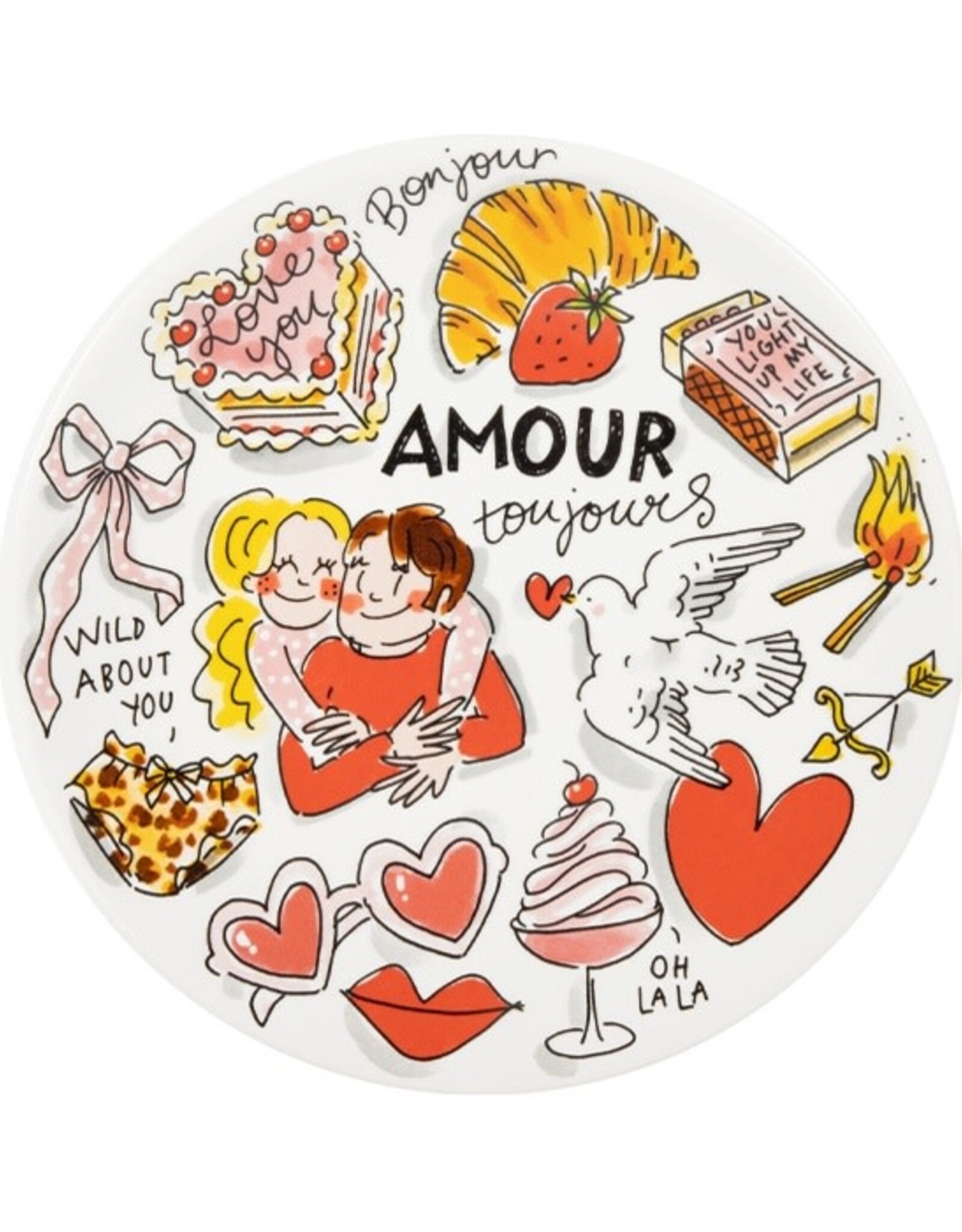 Blond Amsterdam Ontbijtbord 22cm Amour "Love" - Blond Amsterdam
