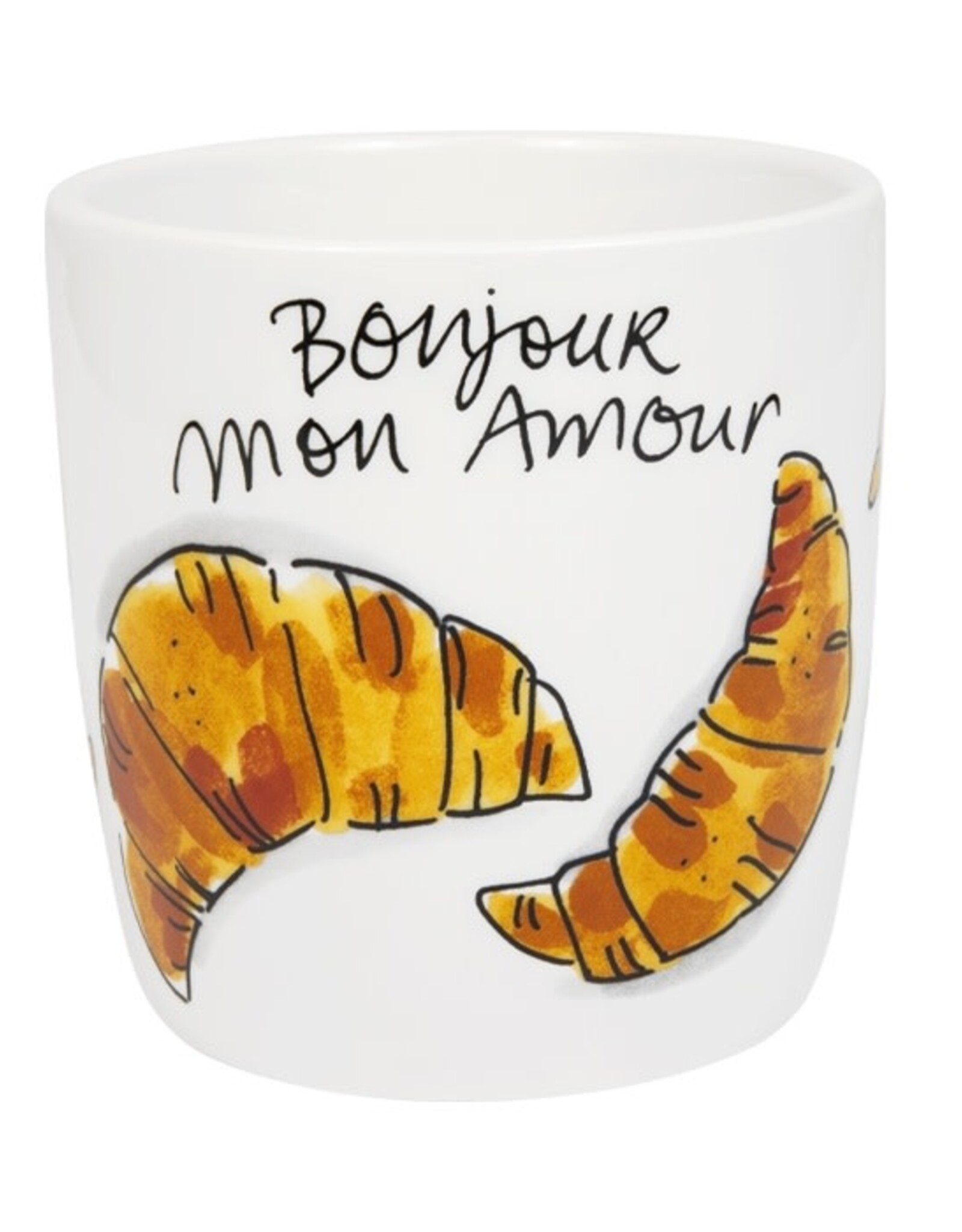 Blond Amsterdam Cappuccino Beker 0,5L Croissants "Love" -  Blond Amsterdam